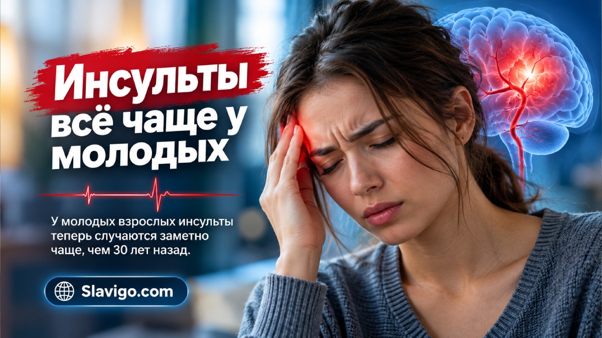 Инсульты у взрослых 20–54 лет почти удвоились за 27 лет в крупном региональном исследовании США