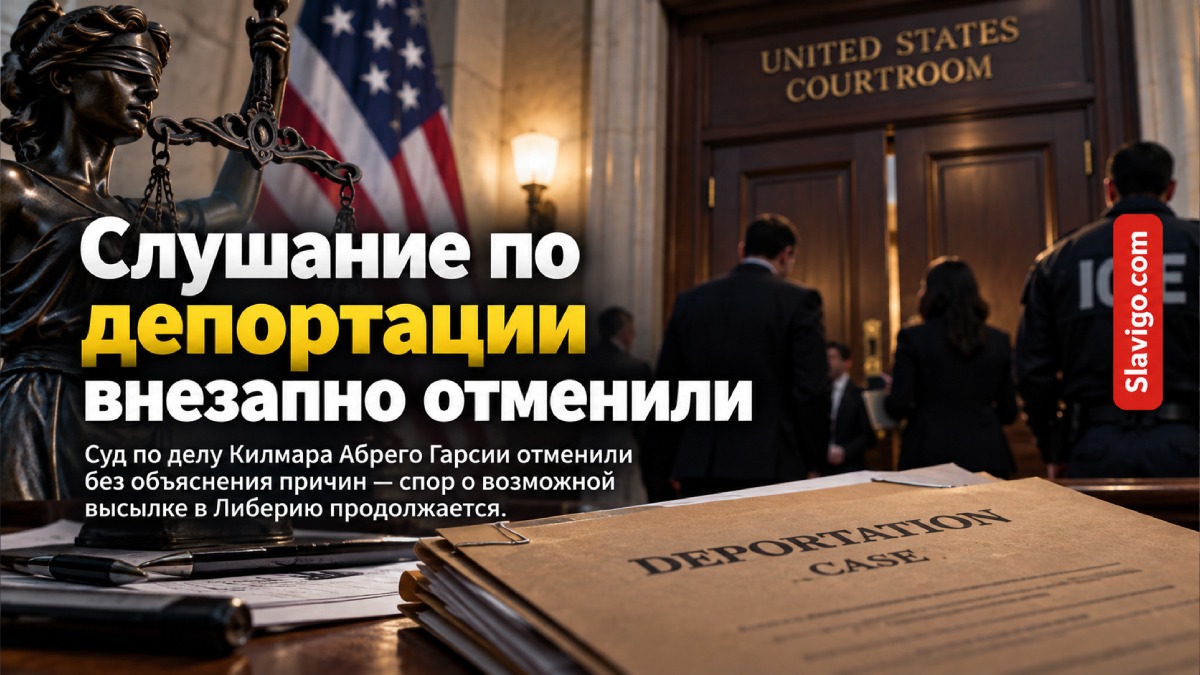 Отменённое федеральное слушание по делу Kilmar Ábrego García