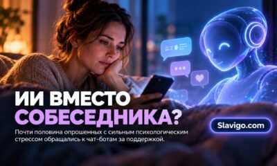 Почти половина людей с тяжёлым стрессом обращались к ИИ за эмоциональной поддержкой