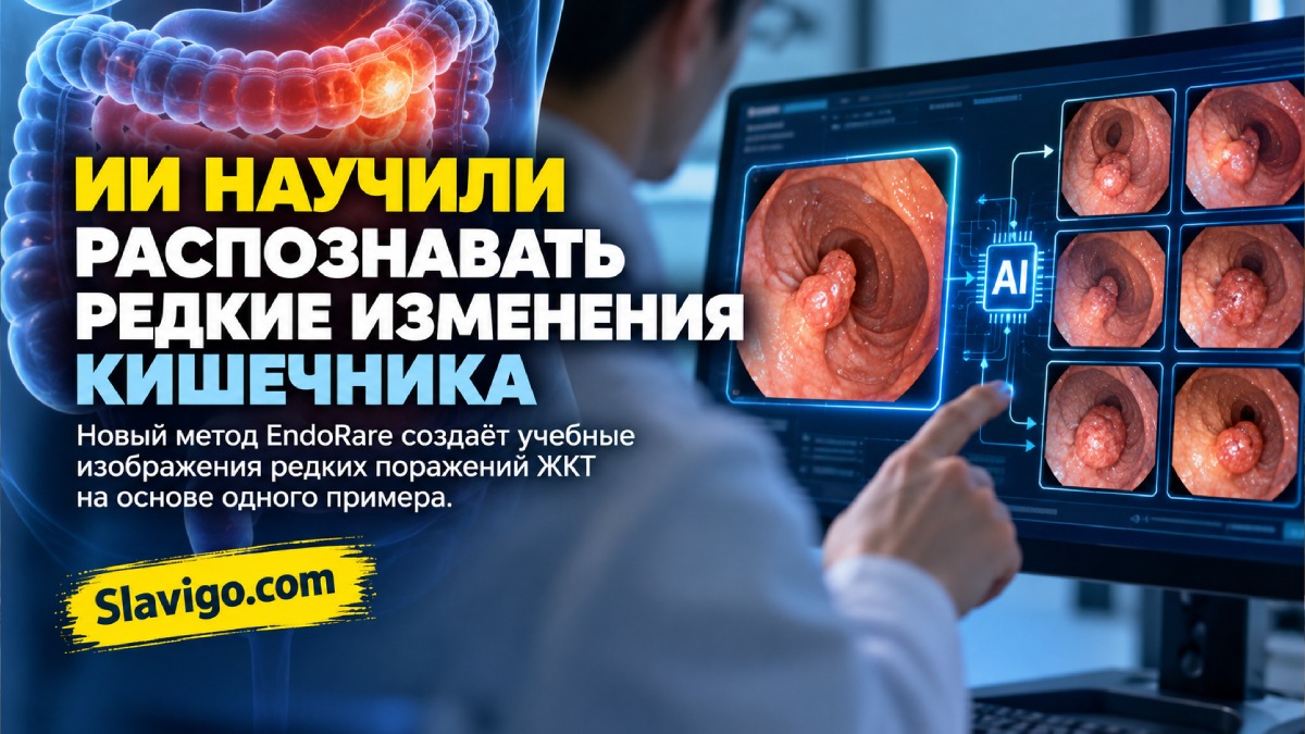 ИИ научили распознавать редкие изменения кишечника по синтетическим изображениям