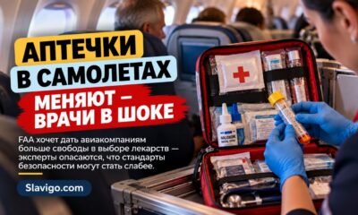 Врачи требуют обновить аптечки в самолётах: обязательный список США не менялся более 20 лет