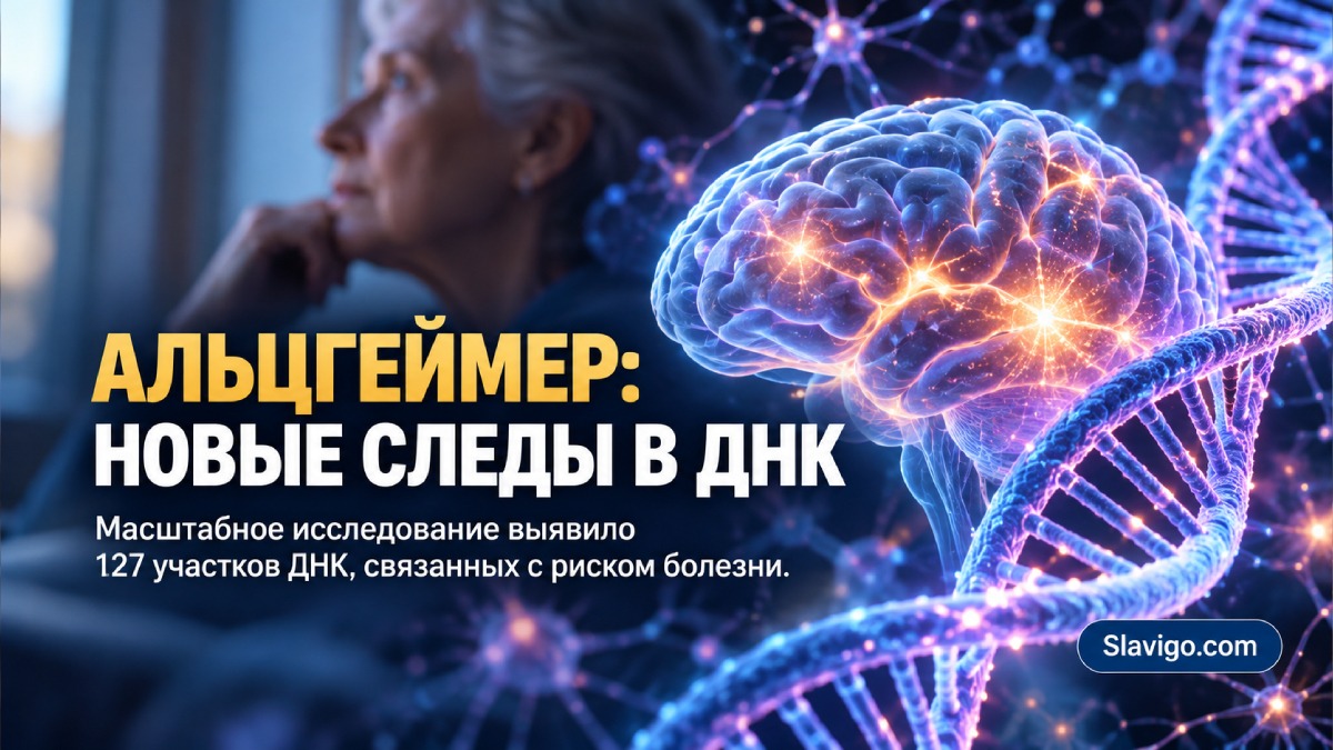 Генетика болезни Альцгеймера: найдены 48 ранее не выявленных участков ДНК