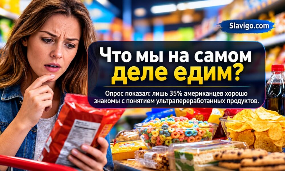 90% американцев слышали об ультрапереработанной еде, но лишь 35% хорошо понимают термин