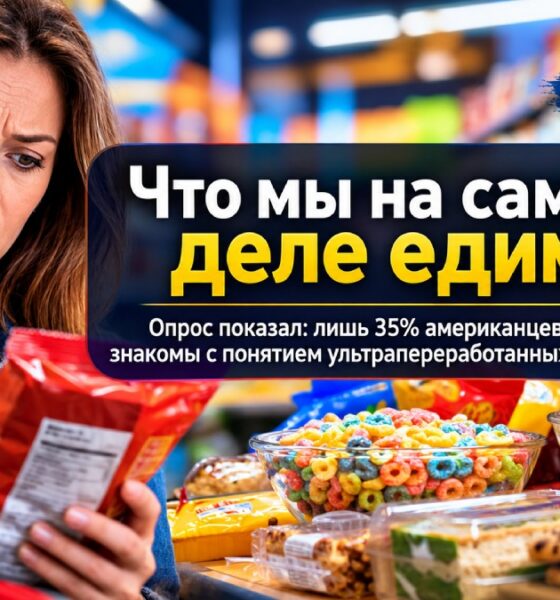 90% американцев слышали об ультрапереработанной еде, но лишь 35% хорошо понимают термин