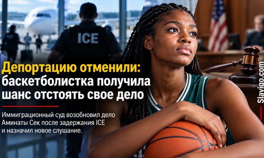Иммиграционное дело баскетболистки Aminata Seck после отмены приказа о депортации