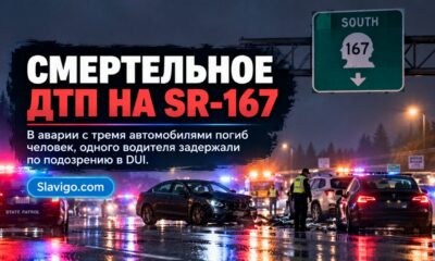 В Auburn смертельное ДТП на SR 167 привело к задержанию водителя по подозрению в DUI