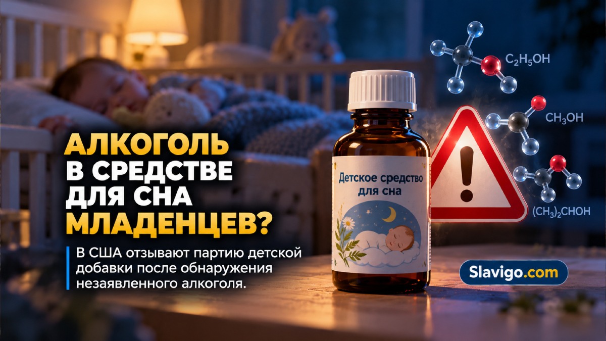 Baby Sleep Gripe Water отзывают после обнаружения незаявленных спиртов