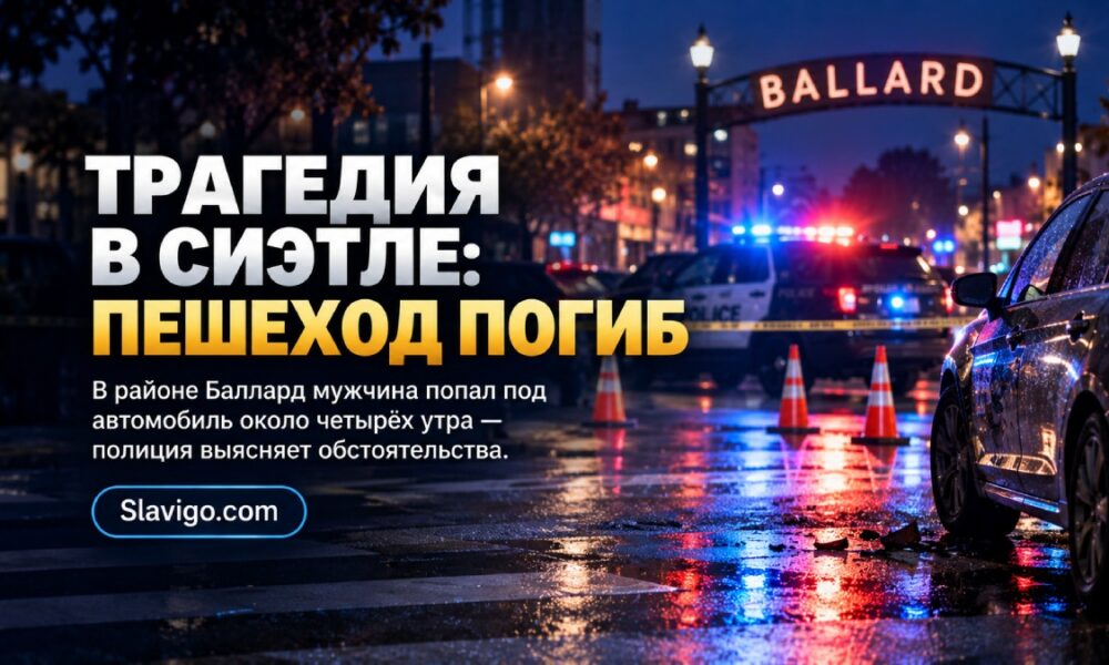 В Ballard мужчина погиб после наезда автомобиля ранним утром