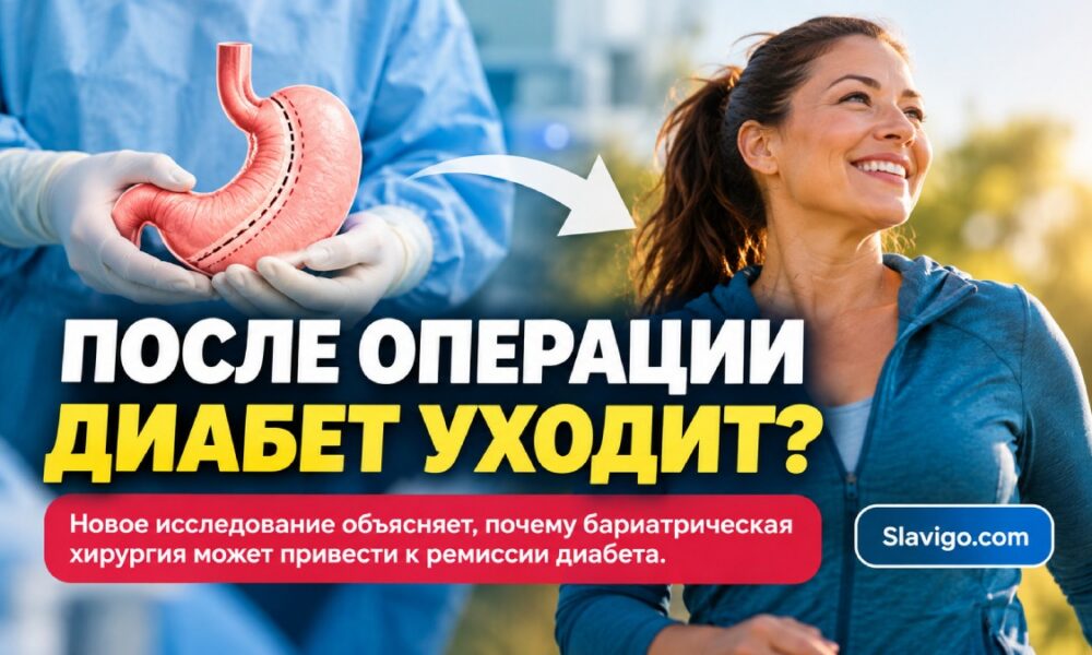 Операция против ожирения и диабет: ремиссию за годы наблюдения получили 58% пациентов