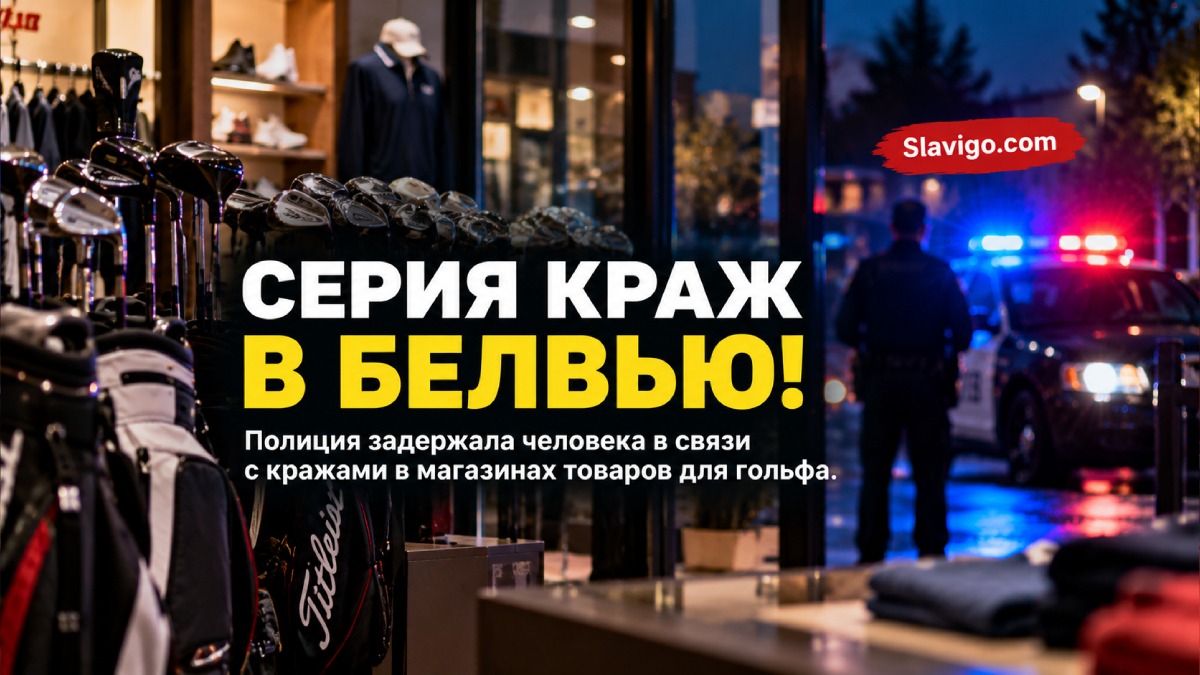 В Bellevue задержали подозреваемого в серии краж из магазинов для гольфа