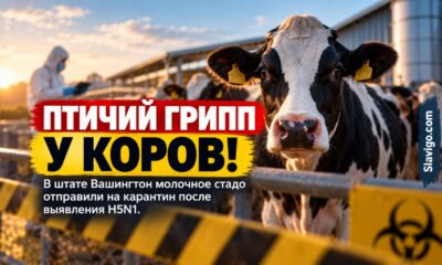 В Benton County молочное стадо отправили на карантин после выявления птичьего гриппа H5N1