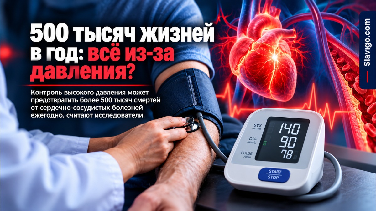 Контроль давления может предотвращать свыше 518 тысяч смертей в год в 20 странах — расчёт учёных