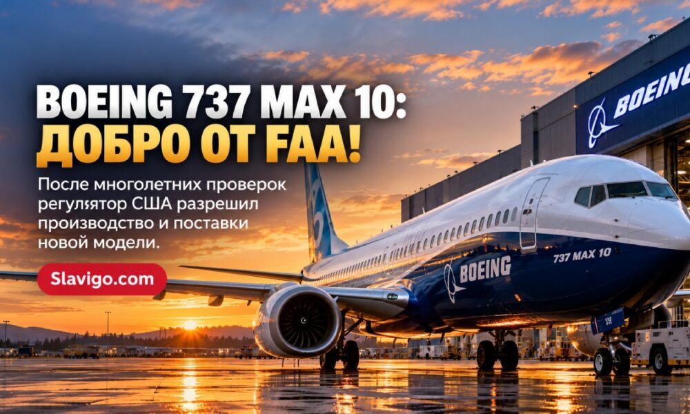 Редакционная иллюстрация: FAA сертифицировало Boeing 737-10 — самый крупный самолёт семейства MAX