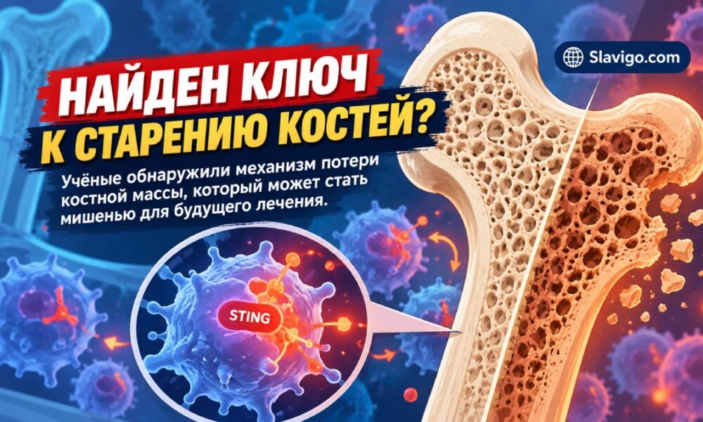 Учёные нашли возможную причину возрастной потери костной массы — результаты получены на мышах