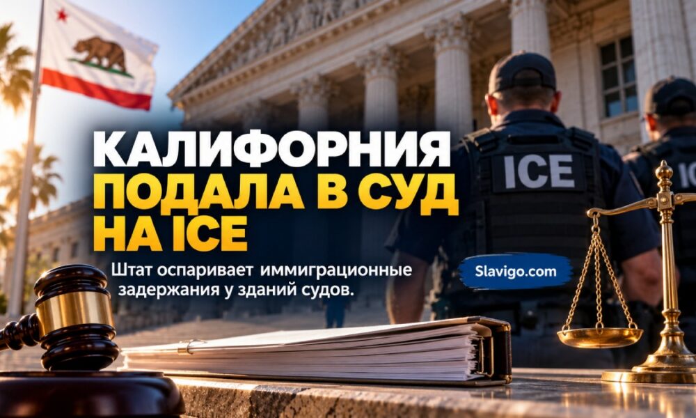 Калифорния подала иск против арестов ICE возле судов штата