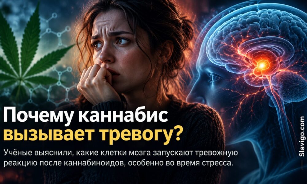 Учёные нашли нейроны, усиливающие тревогу после каннабиноидов — пока у мышей