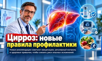 Новые рекомендации по циррозу делают акцент на вакцинации, образе жизни и ранней профилактике осложнений