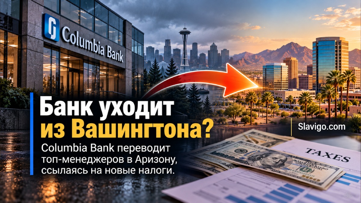 Columbia Bank переводит руководителей в Аризону, ссылаясь на налоги Washington