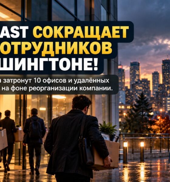 Comcast сократит 159 сотрудников в штате Вашингтон