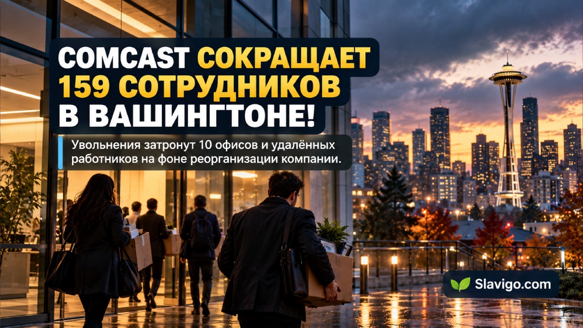 Comcast сократит 159 сотрудников в штате Вашингтон