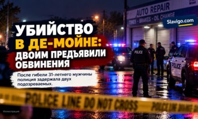 Редакционная иллюстрация: В Des Moines двум мужчинам предъявили обвинения в убийстве очевидца драки у бара