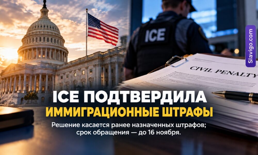 DHS подтвердило прежние гражданские штрафы ICE и установило срок для возражений