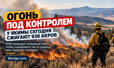 DNR проведёт контролируемый пал на 938 акрах к северо-западу от Yakima