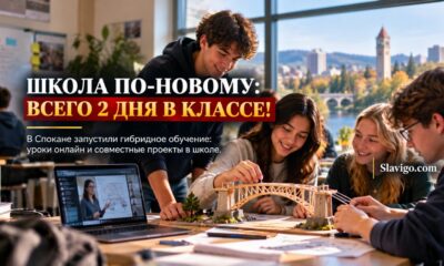 East Valley Academy в Spokane тестирует гибридную модель обучения для старшеклассников