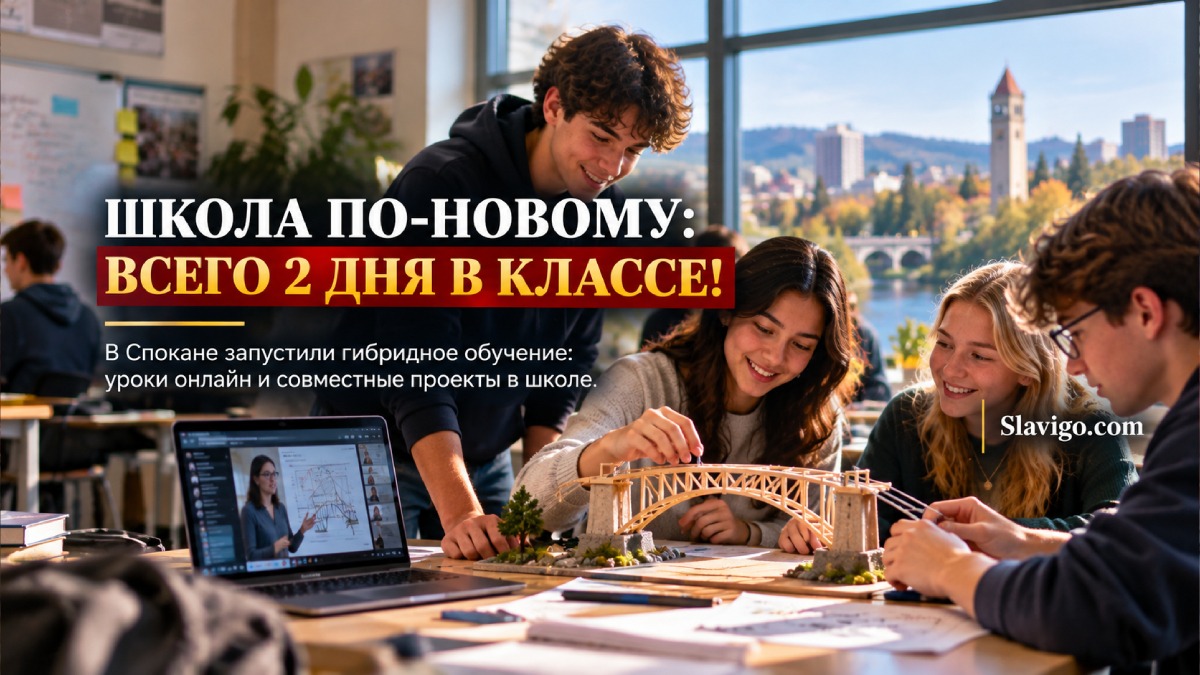 East Valley Academy в Spokane тестирует гибридную модель обучения для старшеклассников