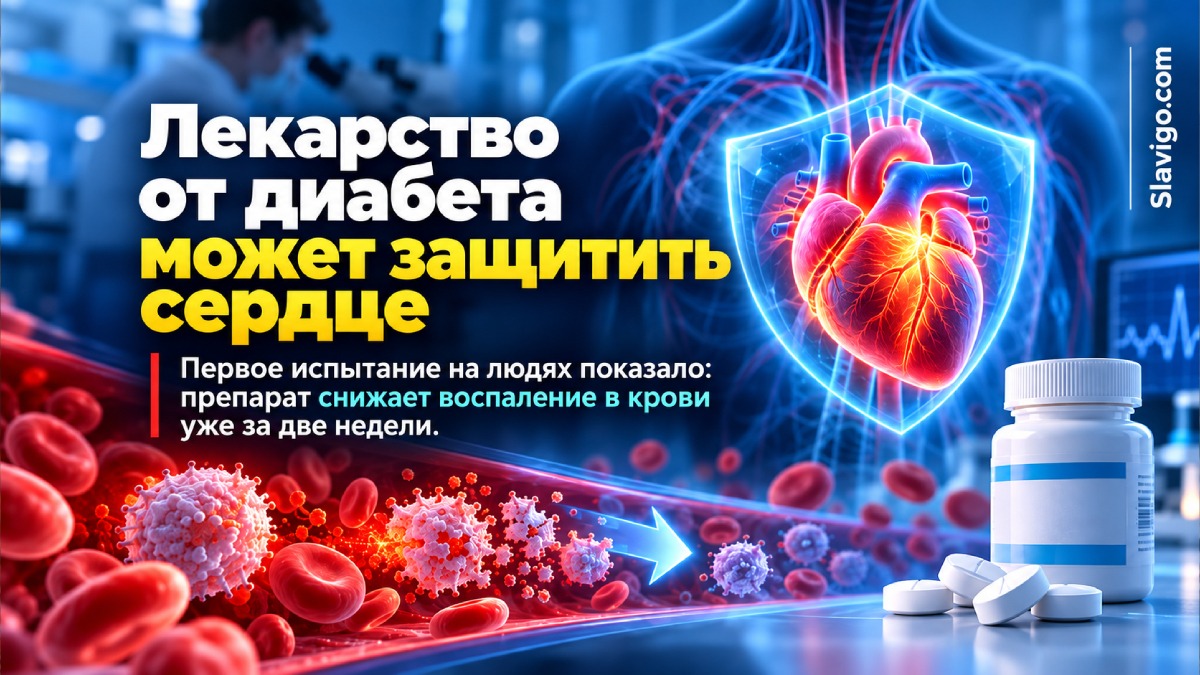 Эмпаглифлозин снизил воспалительные клеточные комплексы уже через две недели — пилотное исследование