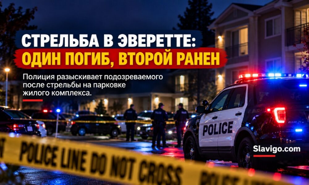 Полицейские расследуют стрельбу на парковке в Everett