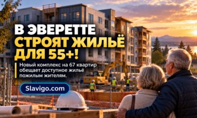 В Everett начали строить 67 доступных квартир для жителей старше 55 лет