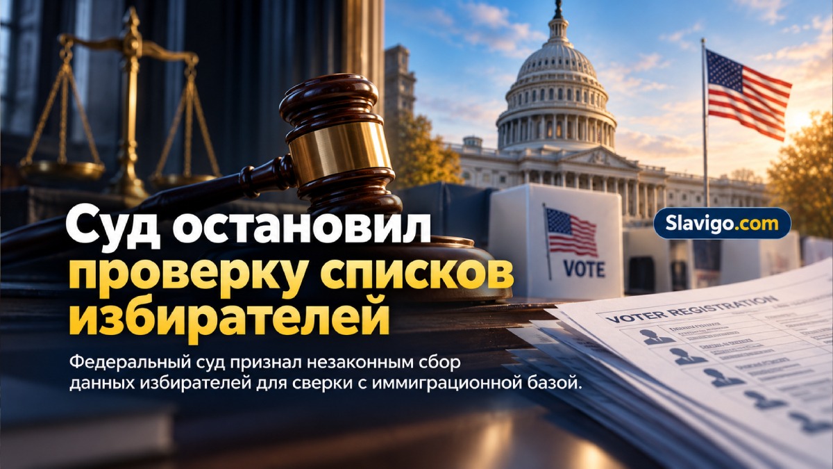 Суд заблокировал сбор voter rolls для сверки с immigration databases