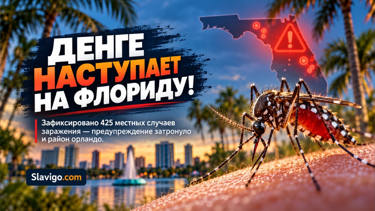Во Флориде сообщили о 425 местных случаях денге: как снизить риск укусов комаров