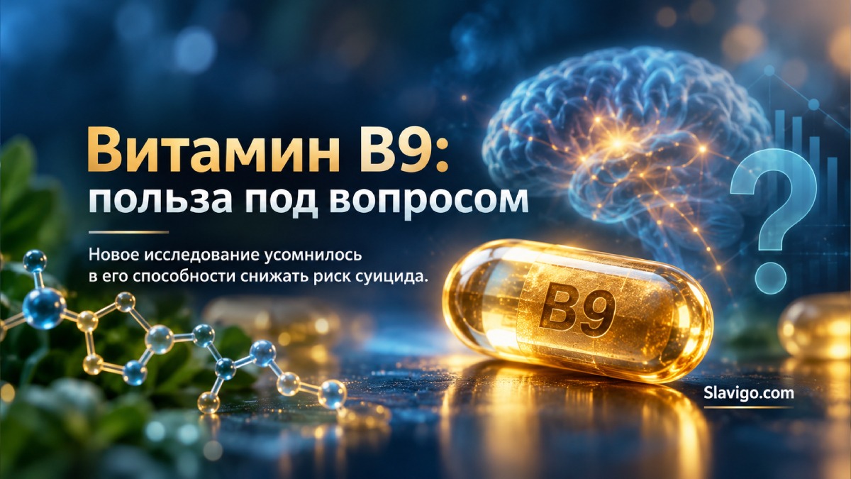 Фолиевая кислота не показала единой связи со снижением суицидальной смертности у молодых шведов