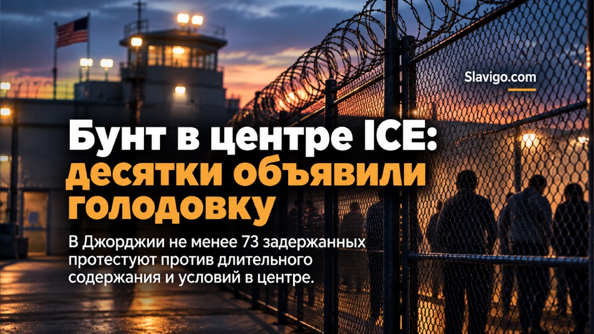 Голодовка просителей убежища в центре ICE Folkston в Джорджии