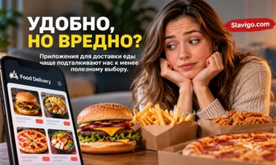 Приложения доставки еды могут подталкивать к нездоровым заказам: что выяснили учёные