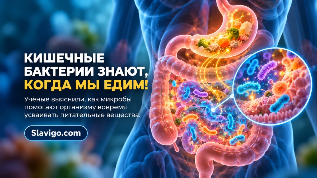 Кишечные бактерии помогают настраивать внутренние часы организма: новая работа