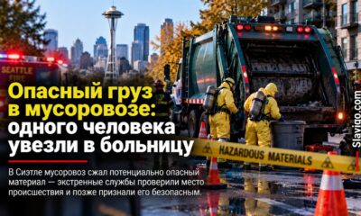 Один человек пострадал после сжатия опасного материала в мусоровозе на Capitol Hill