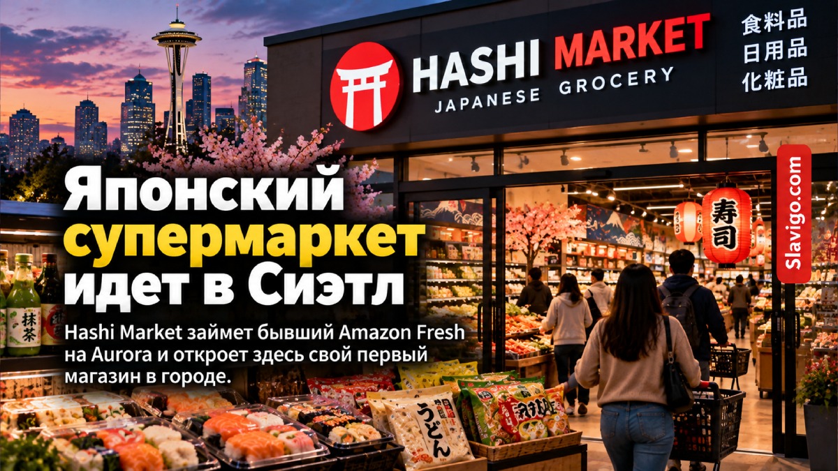 Японский Hashi Market откроет первый магазин в Seattle на месте бывшего Amazon Fresh
