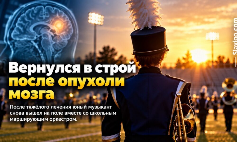 15-летний музыкант из Yakima Valley вернулся в marching band после операции на мозге