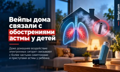 Электронные сигареты дома связали с более частыми обострениями астмы у детей