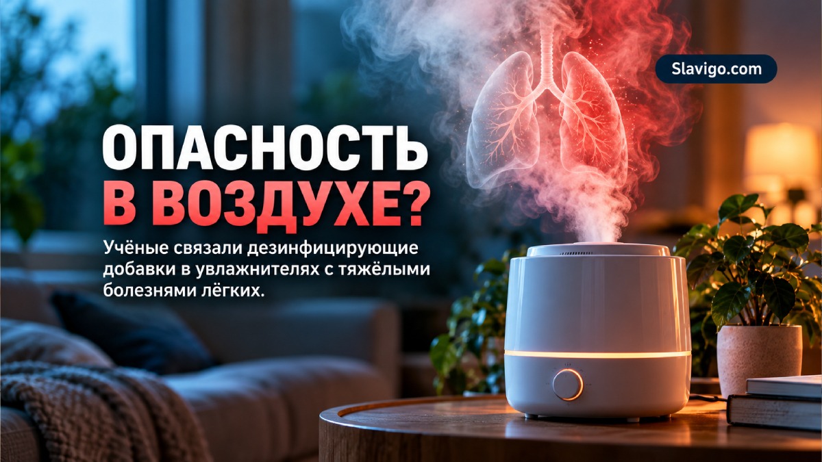 Дезинфектанты в увлажнителях и лёгкие: метаанализ выявил серьёзную опасность