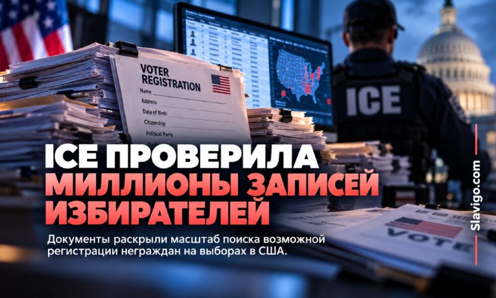 ICE анализировала десятки миллионов voter records в расследованиях noncitizen voting