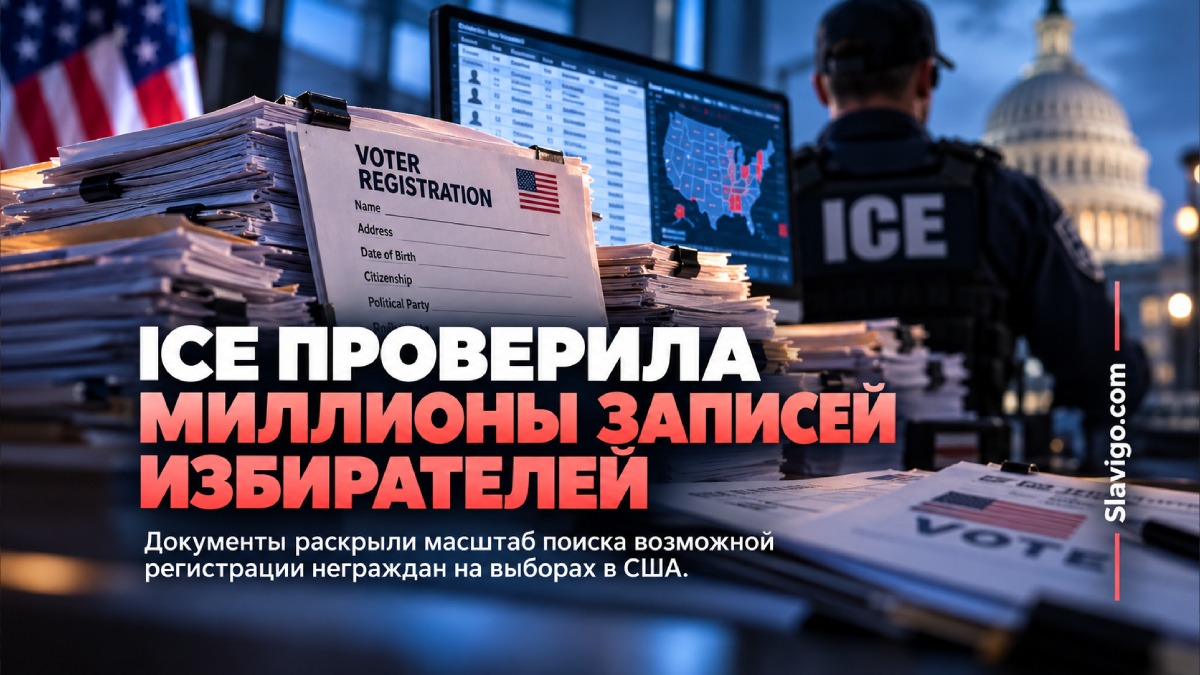 ICE анализировала десятки миллионов voter records в расследованиях noncitizen voting