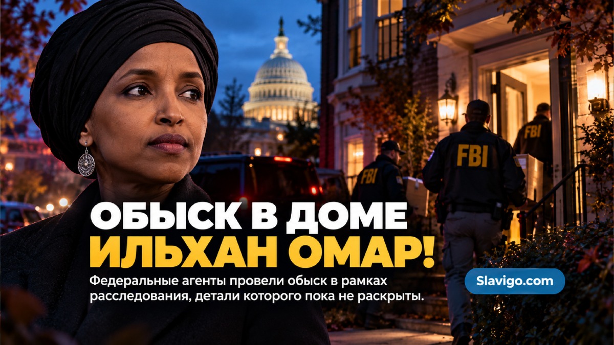 Федеральные следователи у дома в Вашингтоне на фоне расследования в отношении Ильхан Омар