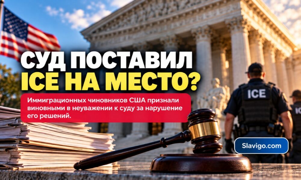 Суд признал федеральных иммиграционных чиновников виновными в неуважении к суду
