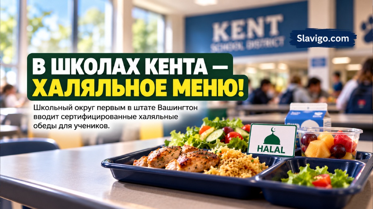 Школы Kent первыми в Вашингтоне вводят сертифицированное халяльное питание