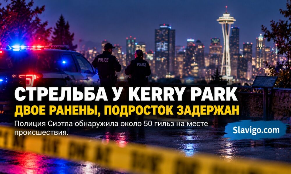 В Kerry Park после стрельбы с десятками гильз задержали подростка, двое мужчин ранены