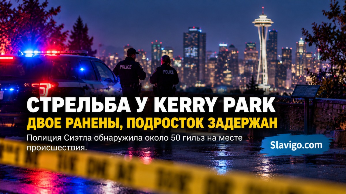 В Kerry Park после стрельбы с десятками гильз задержали подростка, двое мужчин ранены